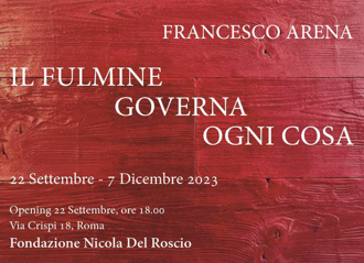 mostra FondazioneNicolaDelRoscio FrancescoArena