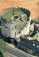 Mausoleo Cecilia Metella aerea