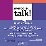 evento MuseoEtruscoVillaGiulia MercolediTalk