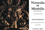 mostra SocietaDanteAlighieri NaturaliaEtMirabilia