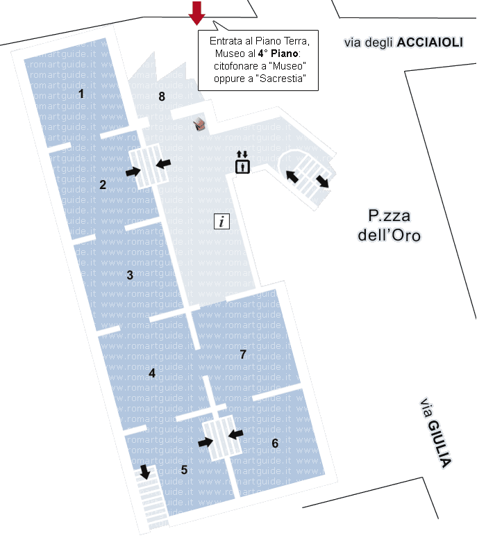 mappa museo