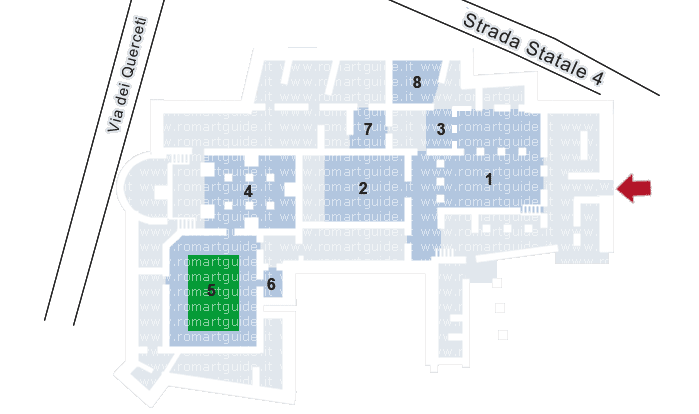 mappa museo