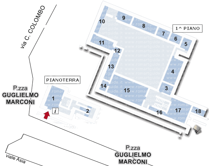 mappa museo