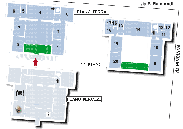 mappa museo