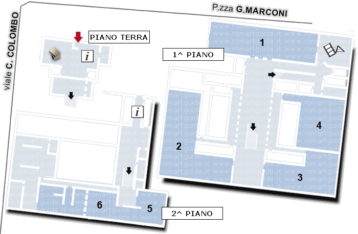 mappa museo