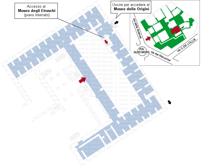 mappa museo